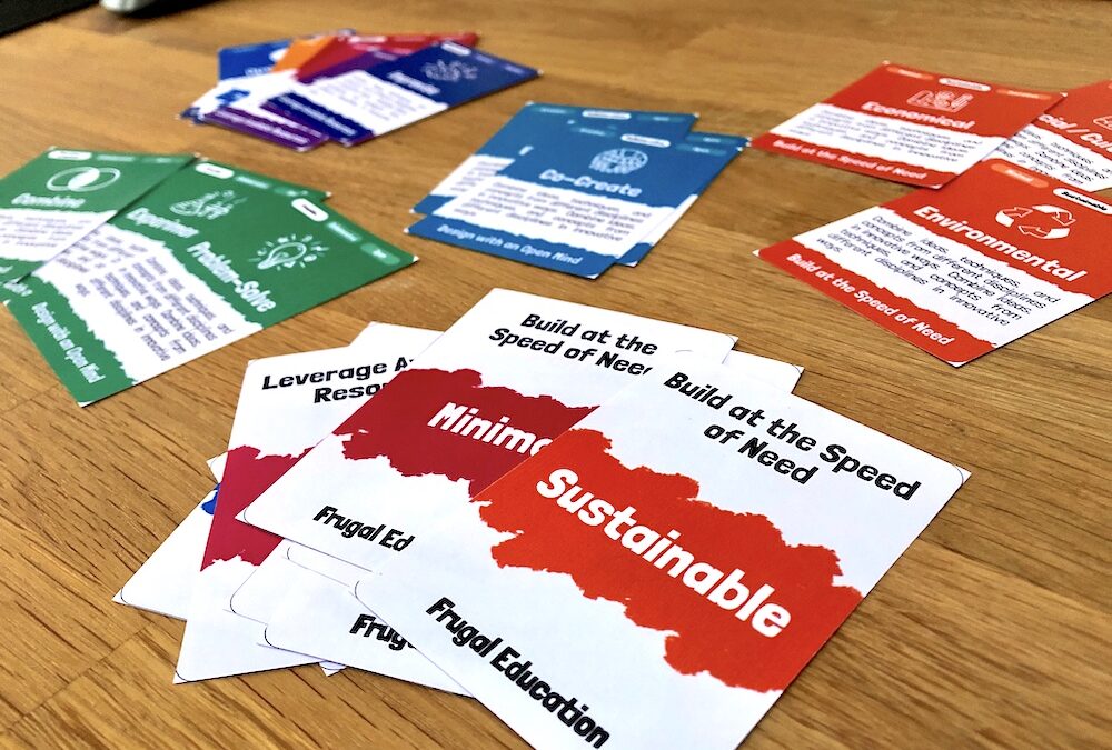 Prototyping Frugal Education Cards